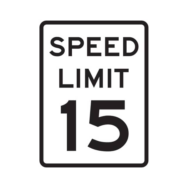 115240 SPEED LIMIT 15, HIP REFLECTIVE S