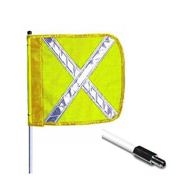 FS6X-Y CHECKERS 6' HEX BASE WARNING WHI