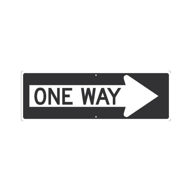 TM509J NMC TRAFFIC SIGN, ONE WAY ARROW