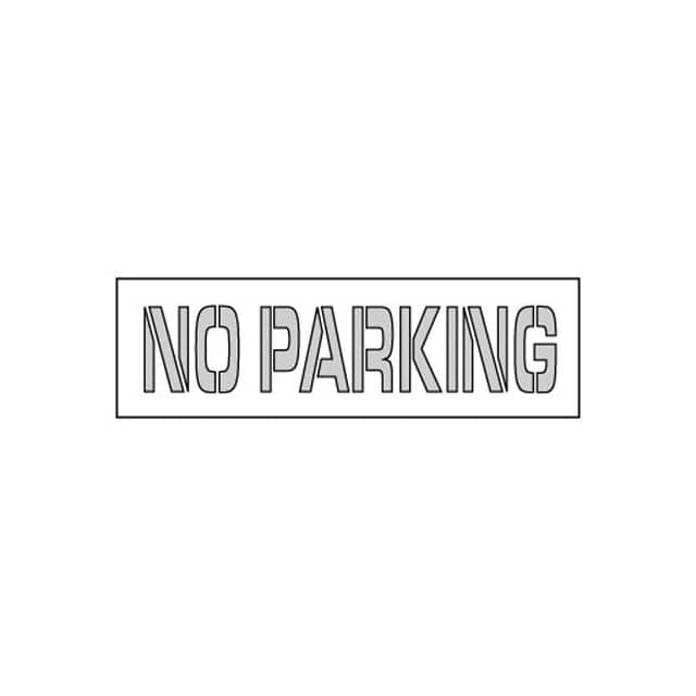 PMS42 24X4" PARKING LOT STENCIL, NO PA