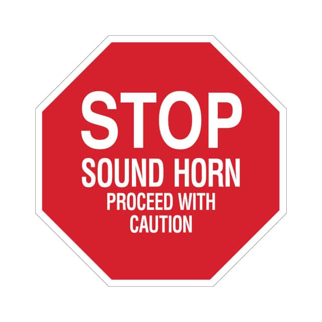 124508 STOP SOUND HORN PROCEED W/CAUTIO