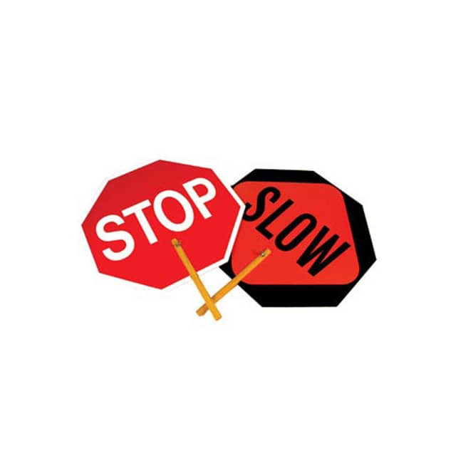 PS3 NMC PADDLE SIGN, STOP/SLOWPADDLE