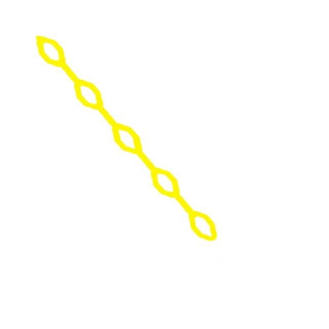53002-100 GOTHIC PLASTIC BARRIER CHAIN, HD