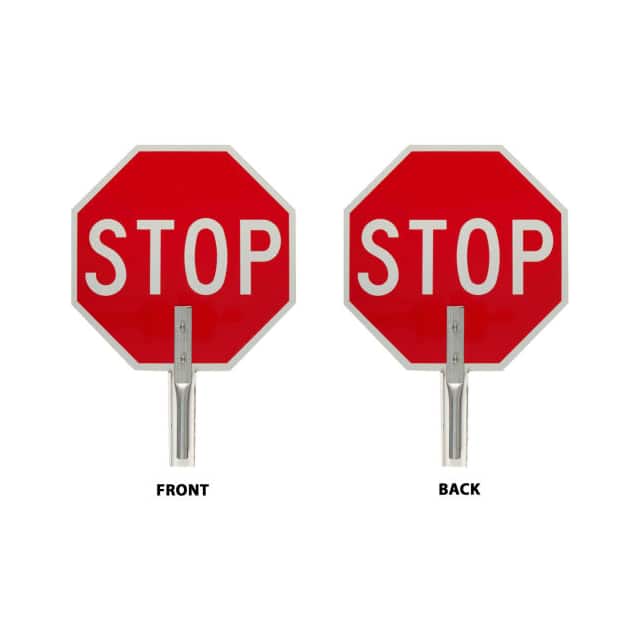 57755 TRAFFIC CONTROL PADDLE, 2 SIDED,