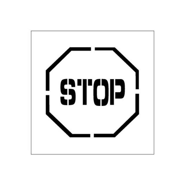 PMS203 NMC PLANT MARKING STENCIL 24X24,