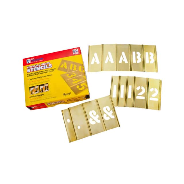 10148 1" INTERLOCKING STENCIL LETTERS