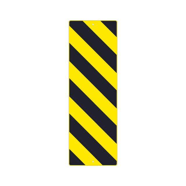 TM266K NMC TRAFFIC SIGN, LEFT STRIPE OB