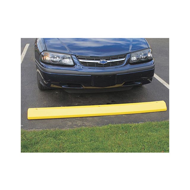 1790Y POLY PARKING STOP, 72"WX8"DX4"H