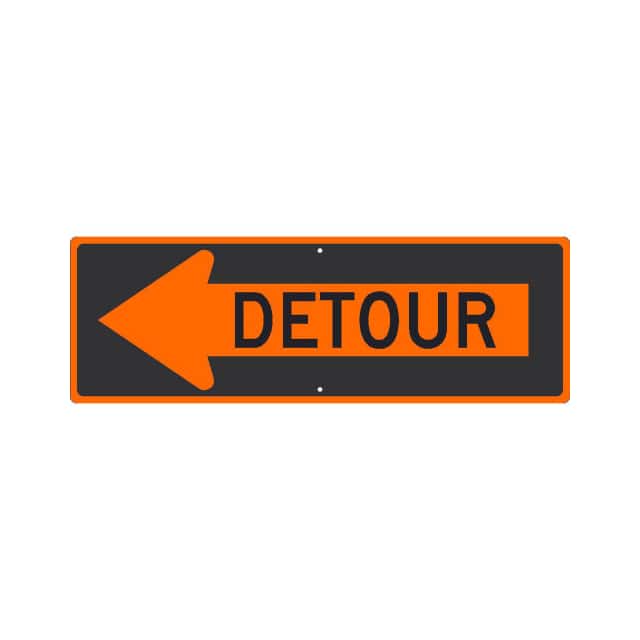 TM194K NMC TRAFFIC SIGN, DETOUR INSIDE