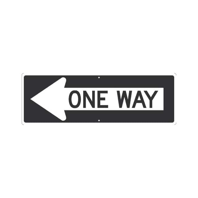 TM508K NMC TRAFFIC SIGN, ONE WAY ARROW