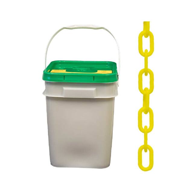 80002-P PLASTIC BARRIER CHAIN IN A PAIL,