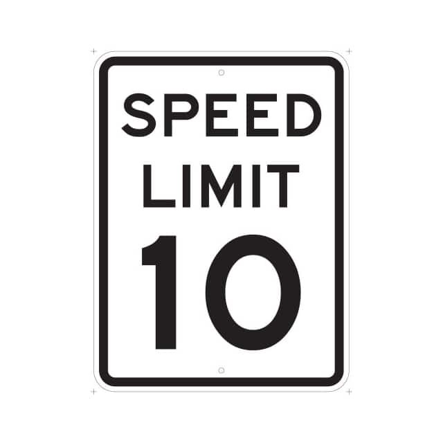 94211 SPEED LIMIT 15, HIP REFLECTIVE S