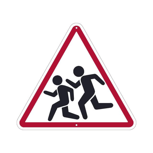 TM602K NMC TRAFFIC SIGN, CHILDREN CROSS