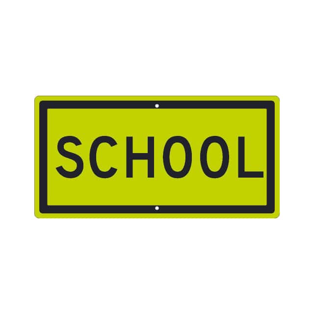 TM604DG NMC TRAFFIC SIGN, SCHOOL SIGN, 1