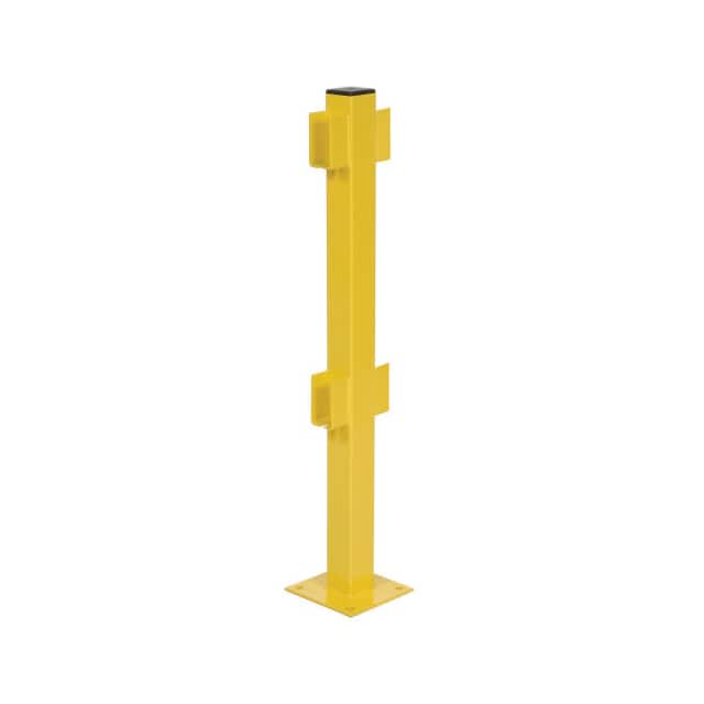 239902 42"H DOUBLE RAIL IN-LINE POST, S