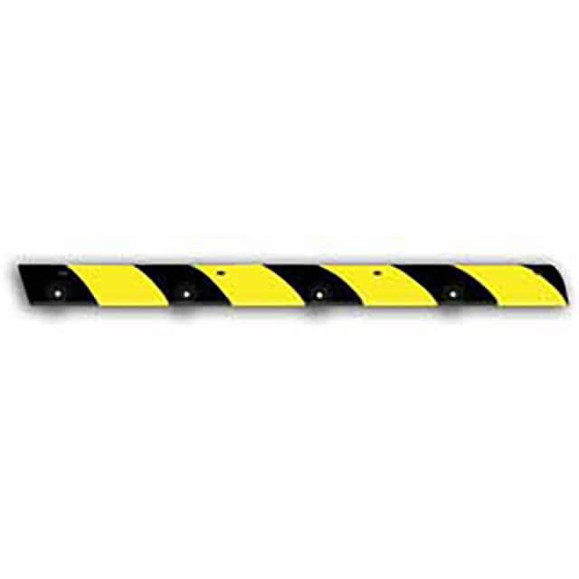 239372 26111 72" RUBBER SPEED BUMP, BLA