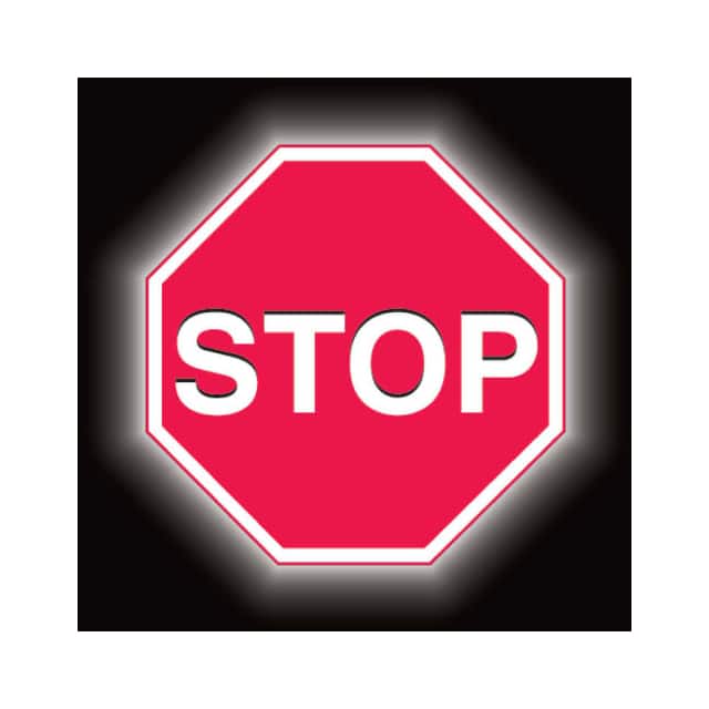 95043 PREMIUM STOP SIGN, ALUMINUM, 18"