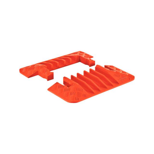 GDEC5X125-O 5 CH GUARD DOG, END CAP-ORANGE