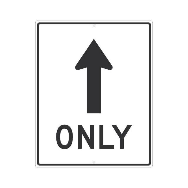 TM523K NMC TRAFFIC SIGN, STRAIGHT ONLY