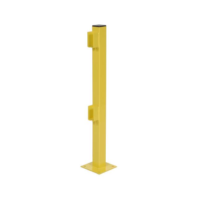 239904 42"H DOUBLE RAIL END POST STEEL