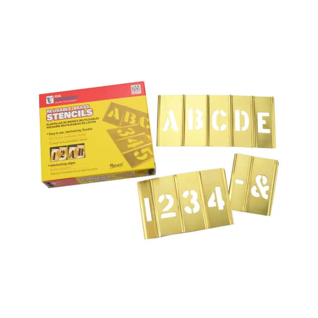 10074 4" INTERLOCKING STENCIL LETTERS
