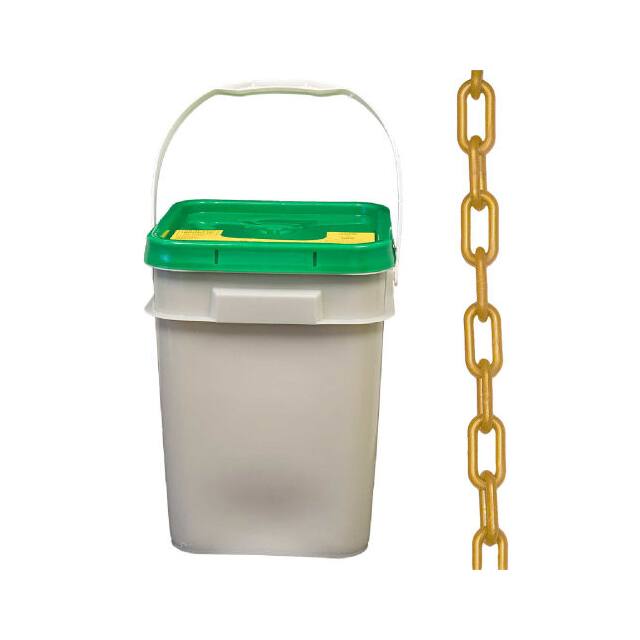 50009-P PLASTIC BARRIER CHAIN IN A PAIL,