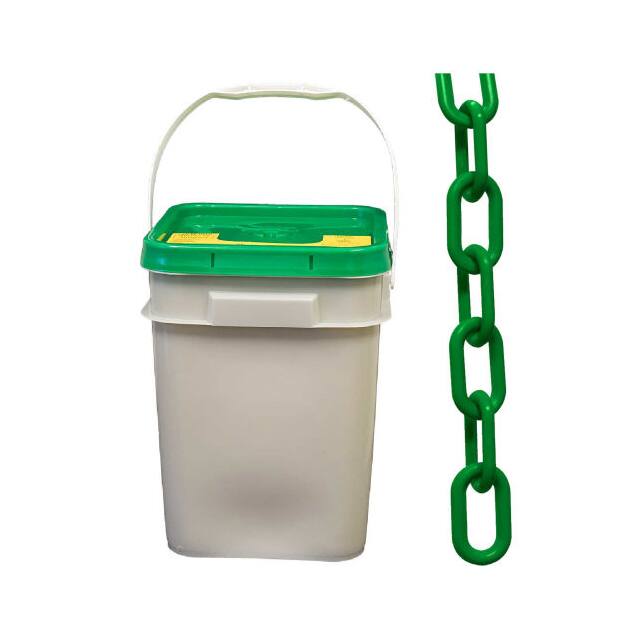 50004-P PLASTIC BARRIER CHAIN IN A PAIL,