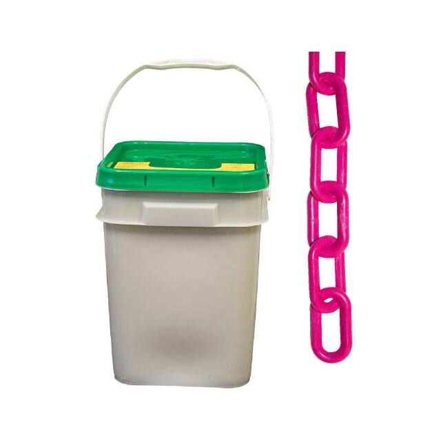 50025-P PLASTIC BARRIER CHAIN IN A PAIL,