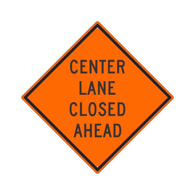 TM233K NMC TRAFFIC SIGN, CENTER LANE CL