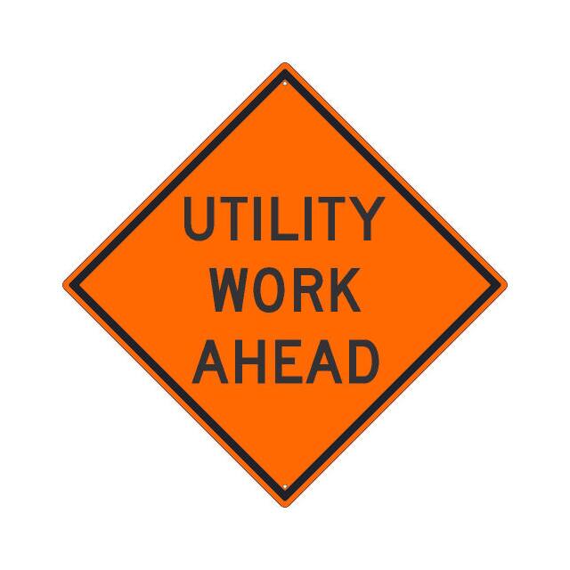 TM187K NMC TRAFFIC SIGN, UTILITY WORK A
