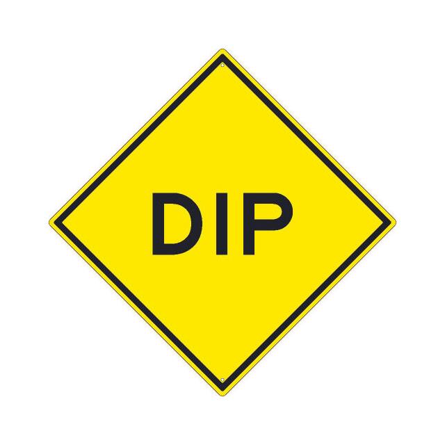 TM263K NMC TRAFFIC SIGN, DIP SIGN, 30X3