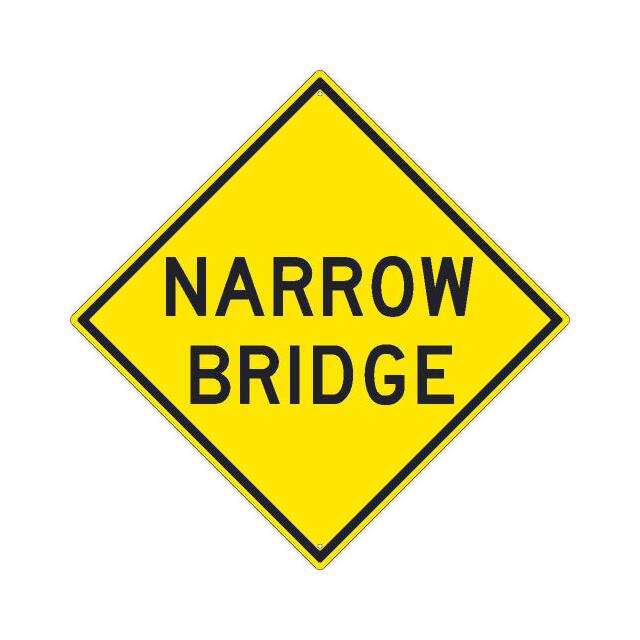 TM264K NMC TRAFFIC SIGN, NARROW BRIDGE