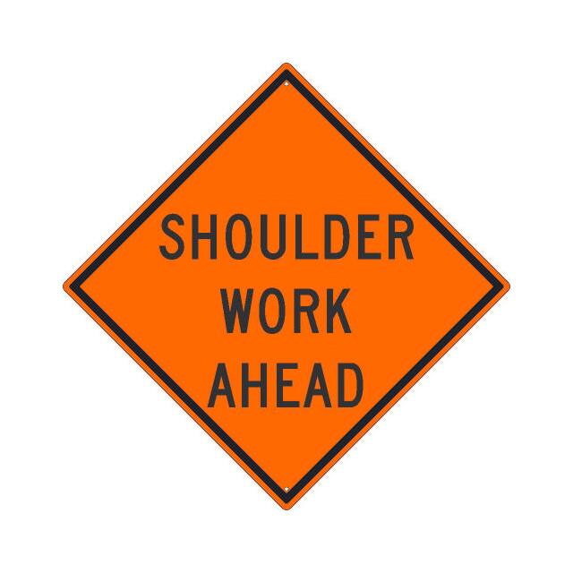 TM186K NMC TRAFFIC SIGN, SHOULDER WORK