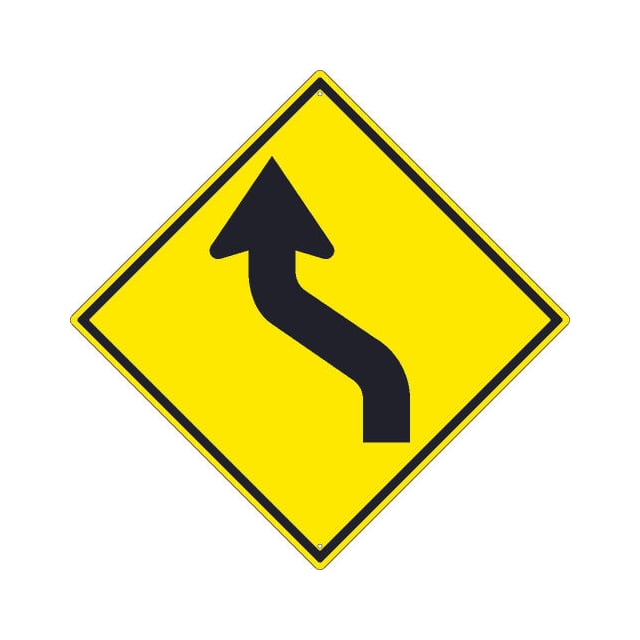 TM245K NMC TRAFFIC SIGN, LANE SHIFT ARR