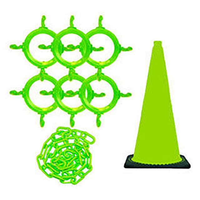 93214-6 TRAFFIC CONE & CHAIN KIT, SAFETY