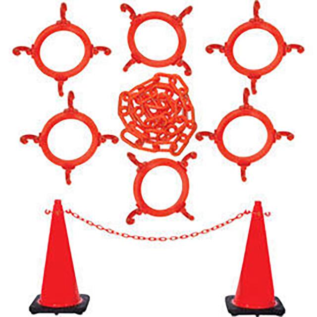 93213-6 TRAFFIC CONE & CHAIN KIT, TRAFFI