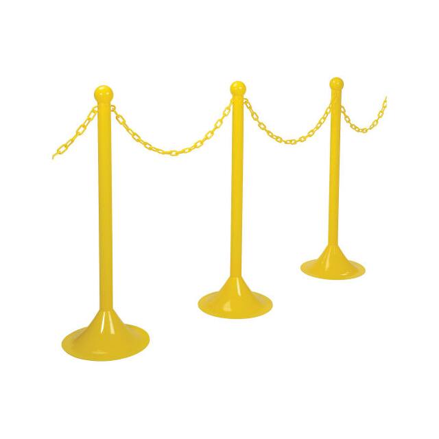 71002-6 PLASTIC STANCHION KIT, 6 STANCHI