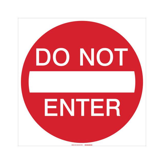 94150 DO NOT ENTER SIGN, HIGH INTENSIT