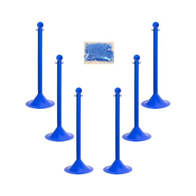 71006-6 PLASTIC STANCHION KIT, 50', 2" C
