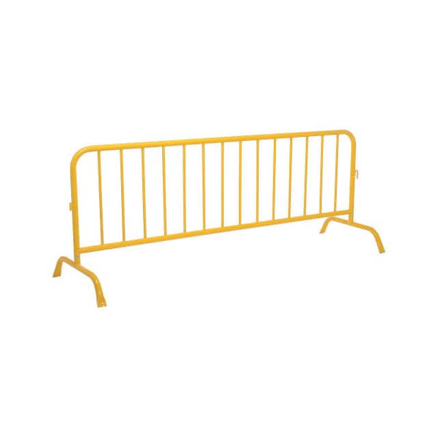 695009 CROWD CONTROL BARRIER, YELLOW PO