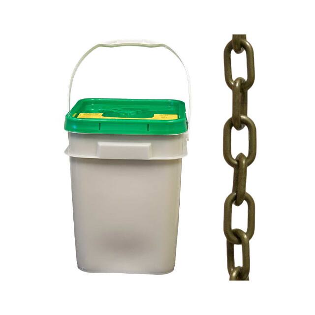 30007-P PLASTIC BARRIER CHAIN IN A PAIL,