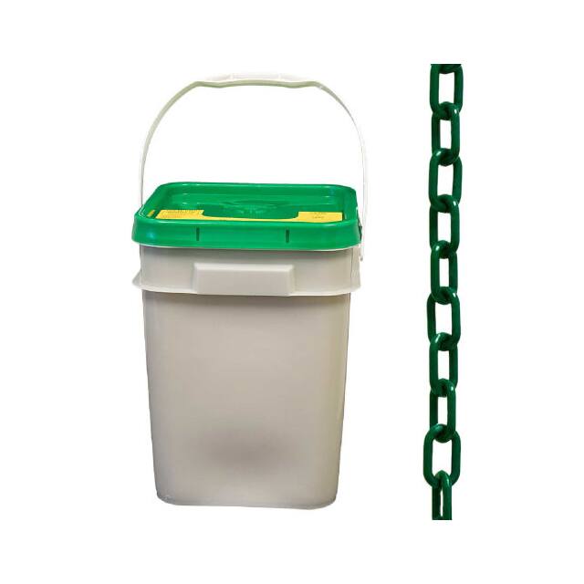 30054-P PLASTIC BARRIER CHAIN IN A PAIL,