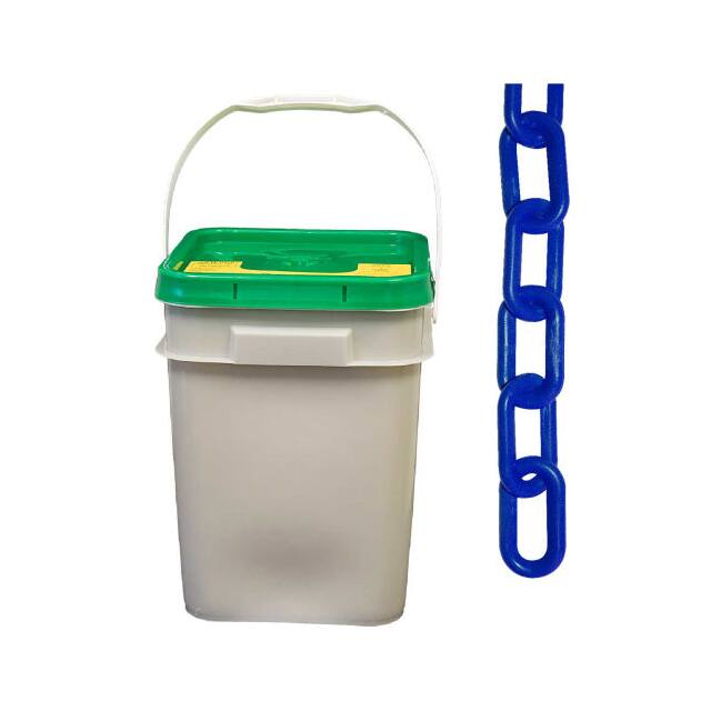 30026-P PLASTIC BARRIER CHAIN IN A PAIL,