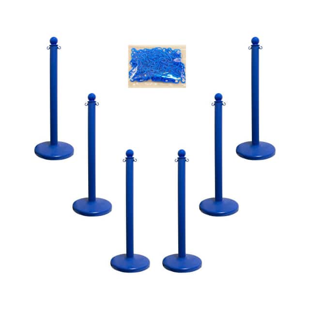 71106-6 PLASTIC STANCHION KIT, 50', 2" C