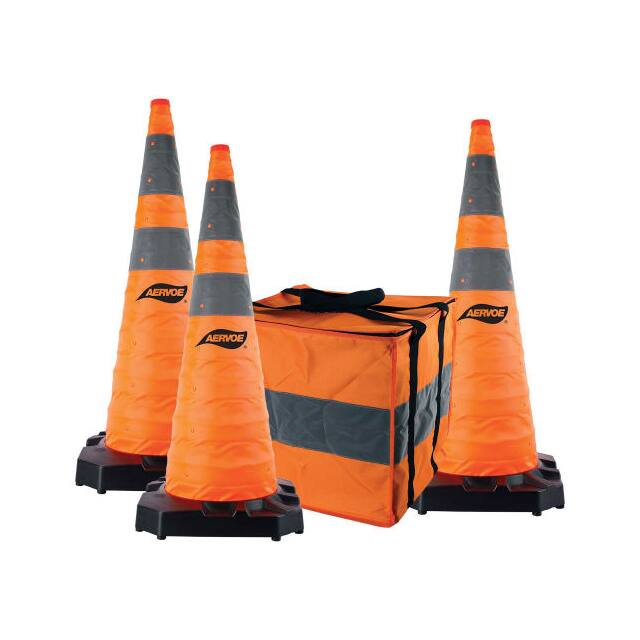 1187-3 36" HD COLLAPSIBLE SAFETY CONE W