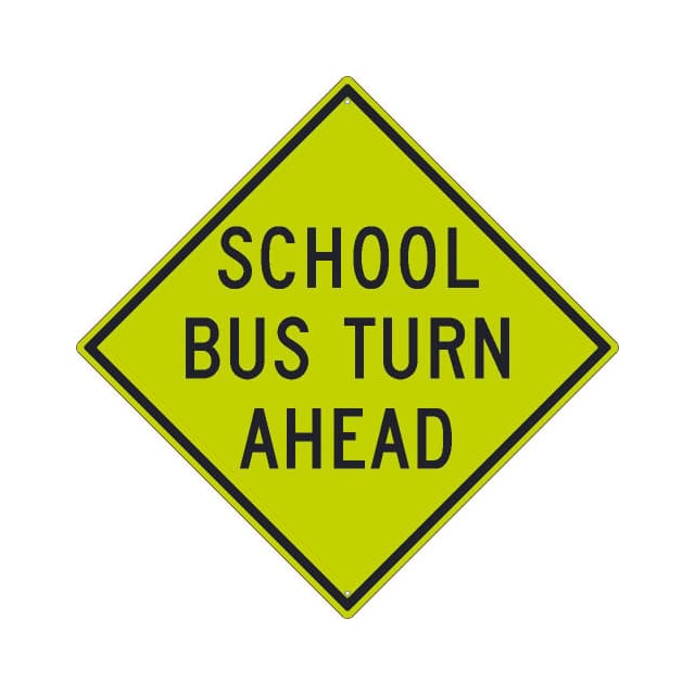 TM170DG NMC TRAFFIC SIGN, SCHOOL BUS TUR