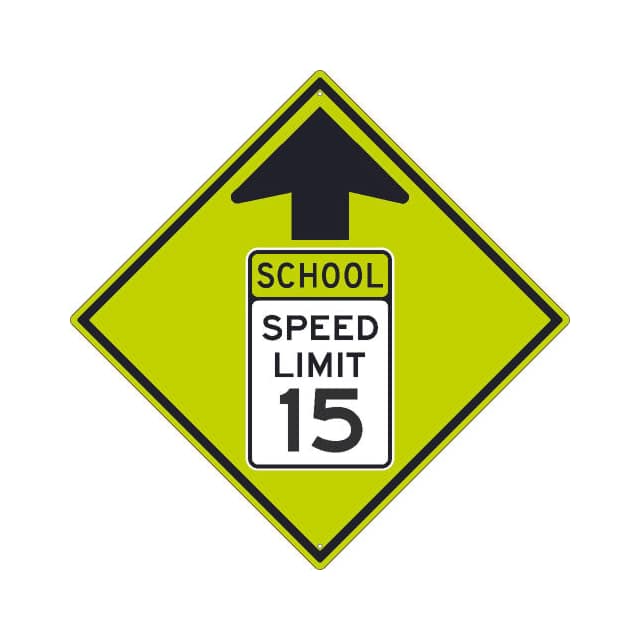 TM606DG NMC TRAFFIC SIGN, SCHOOL SPEED L