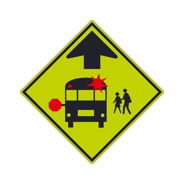 TM603DG NMC TRAFFIC SIGN, SCHOOL BUS STO