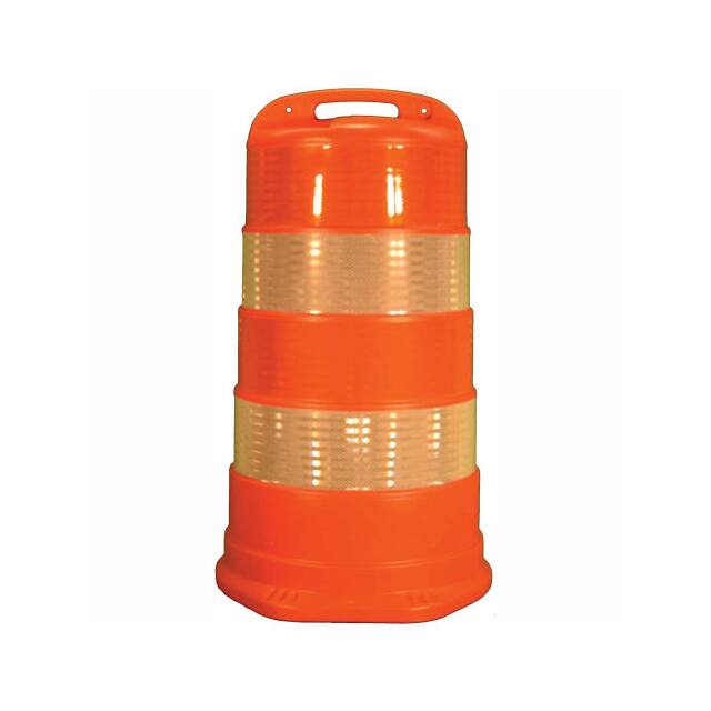 03-780-6HI TRAFFIC BARREL DRUM W/(4) 6" HIG
