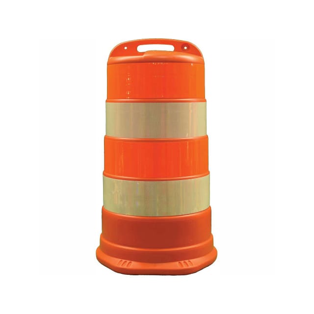 03-780-6FP TRAFFIC BARREL DRUM W/(4) 6" DIA
